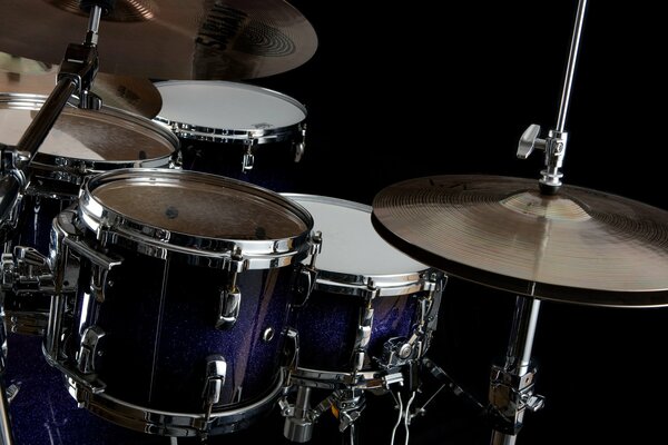 Musical instruments for a professional drummer