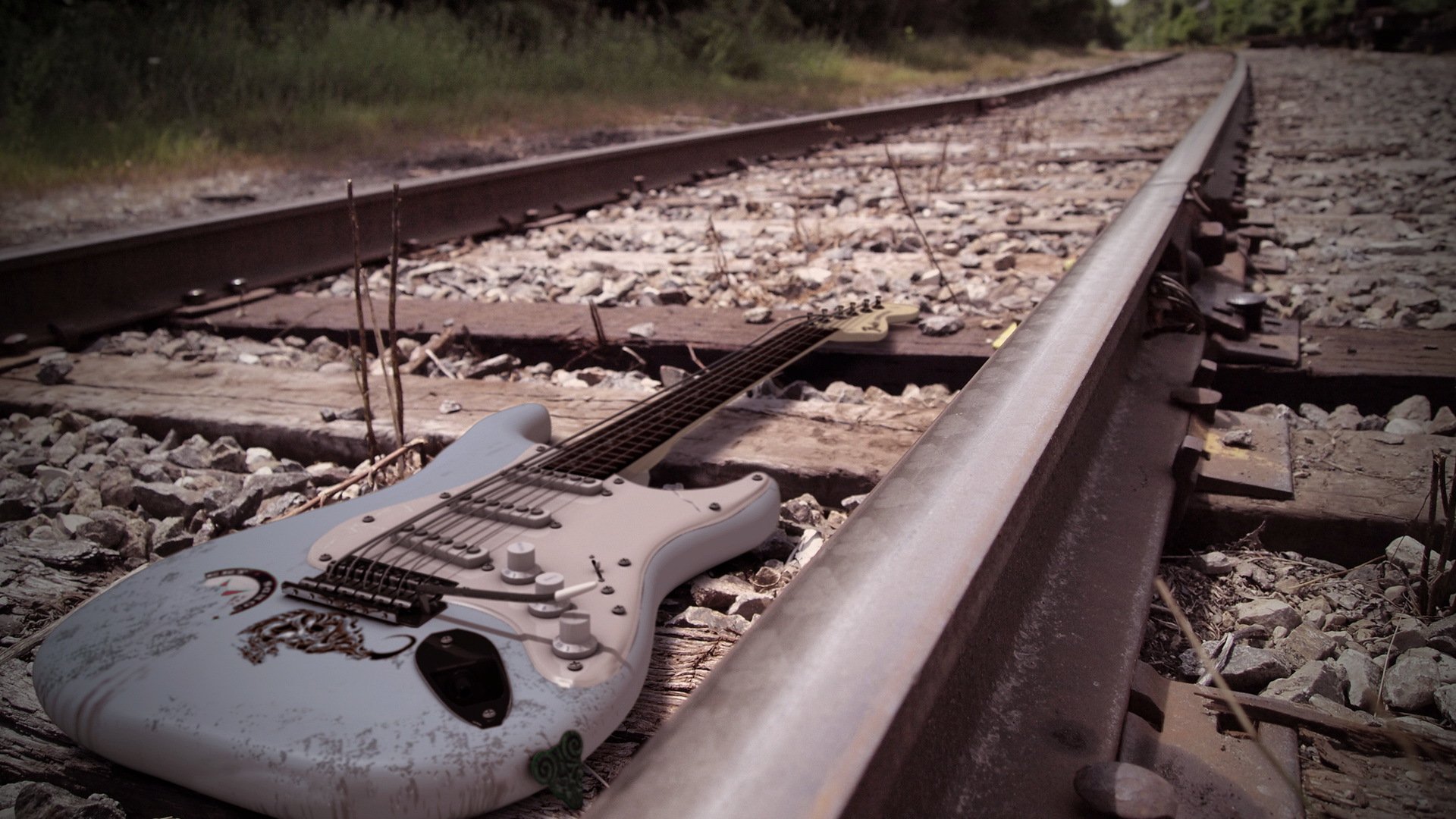 guitarra ferrocarril música