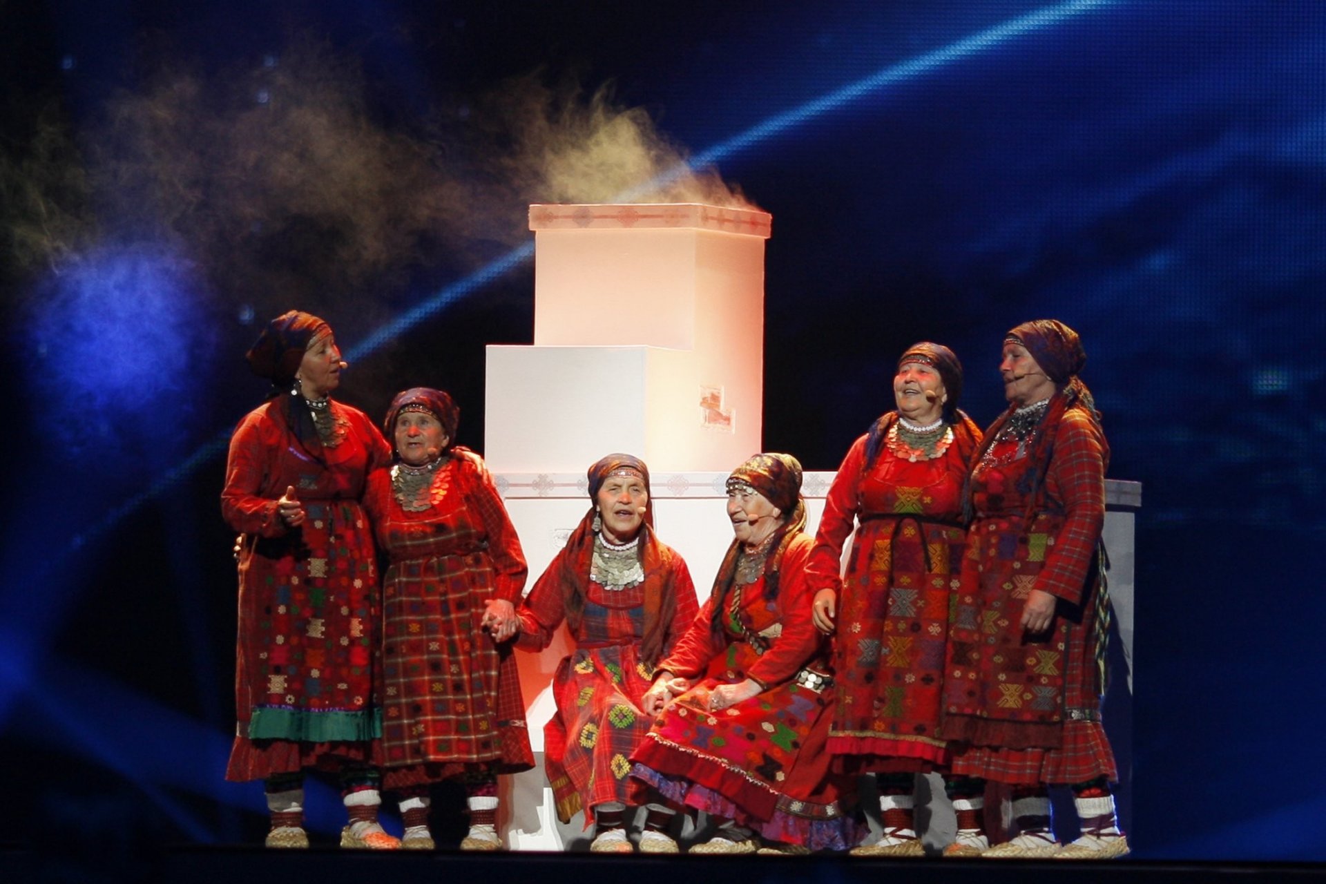 buranovsk nonne eurovision russo forno performance artisti russia palcoscenico