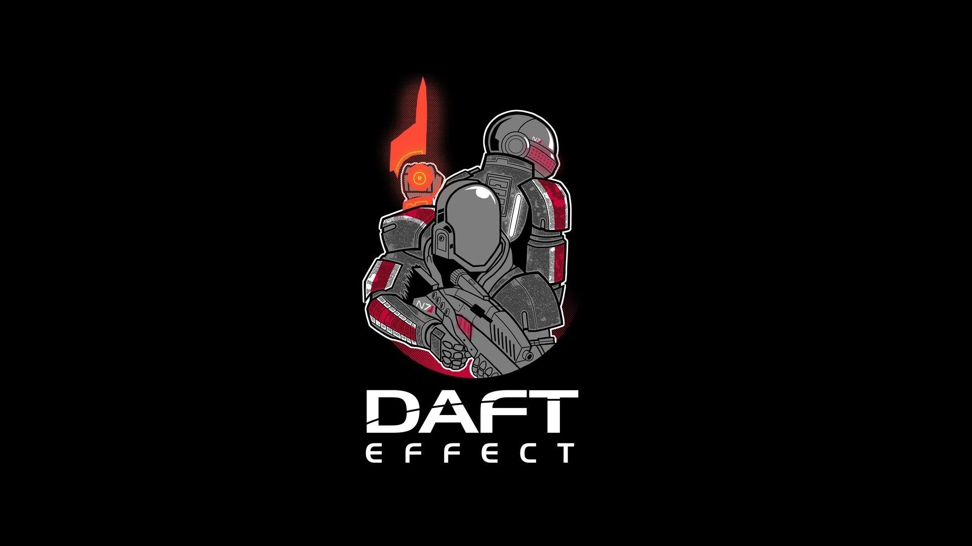 daft punk daft punk minimalismo parodia mass effect efecto daft