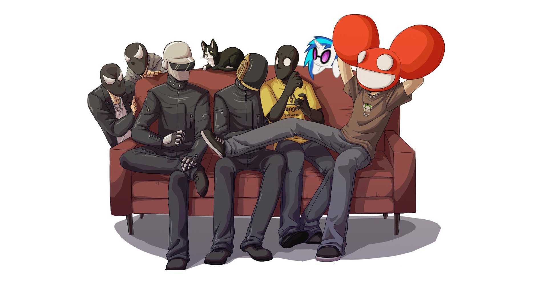 daft punk deadmau5 guy-manuel de omem-christo thomas bangalter joel thomas zimmerman