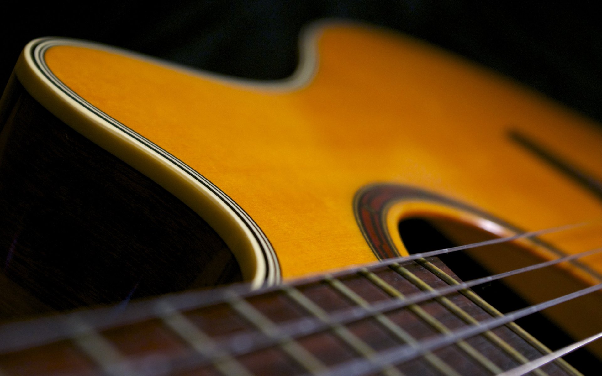 guitars close up