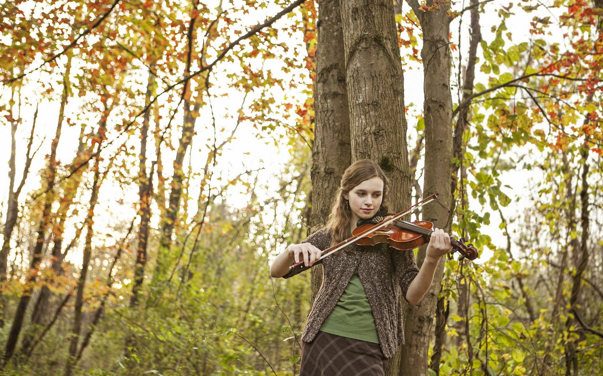 ragazza violino musica