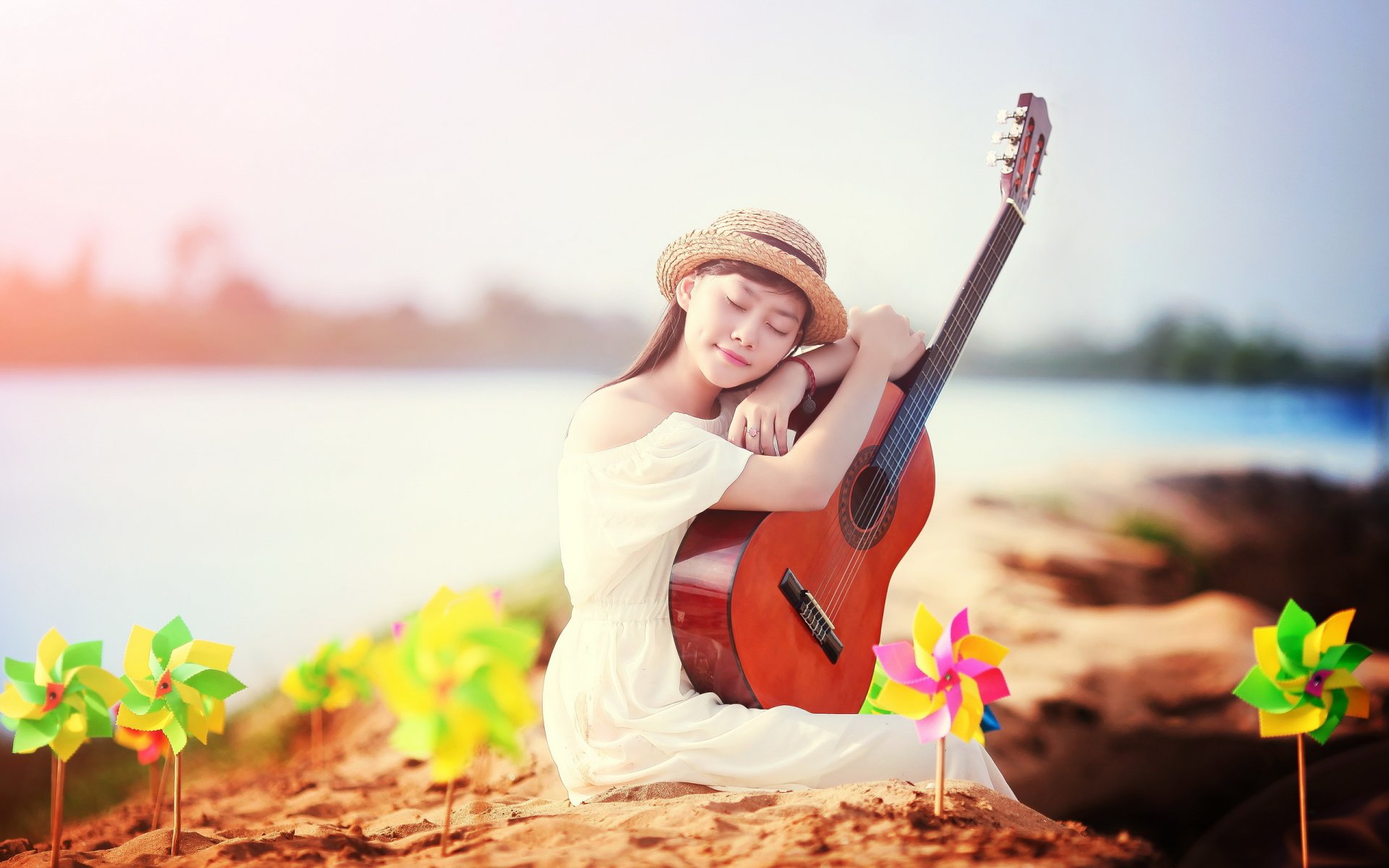 fille guitare musique