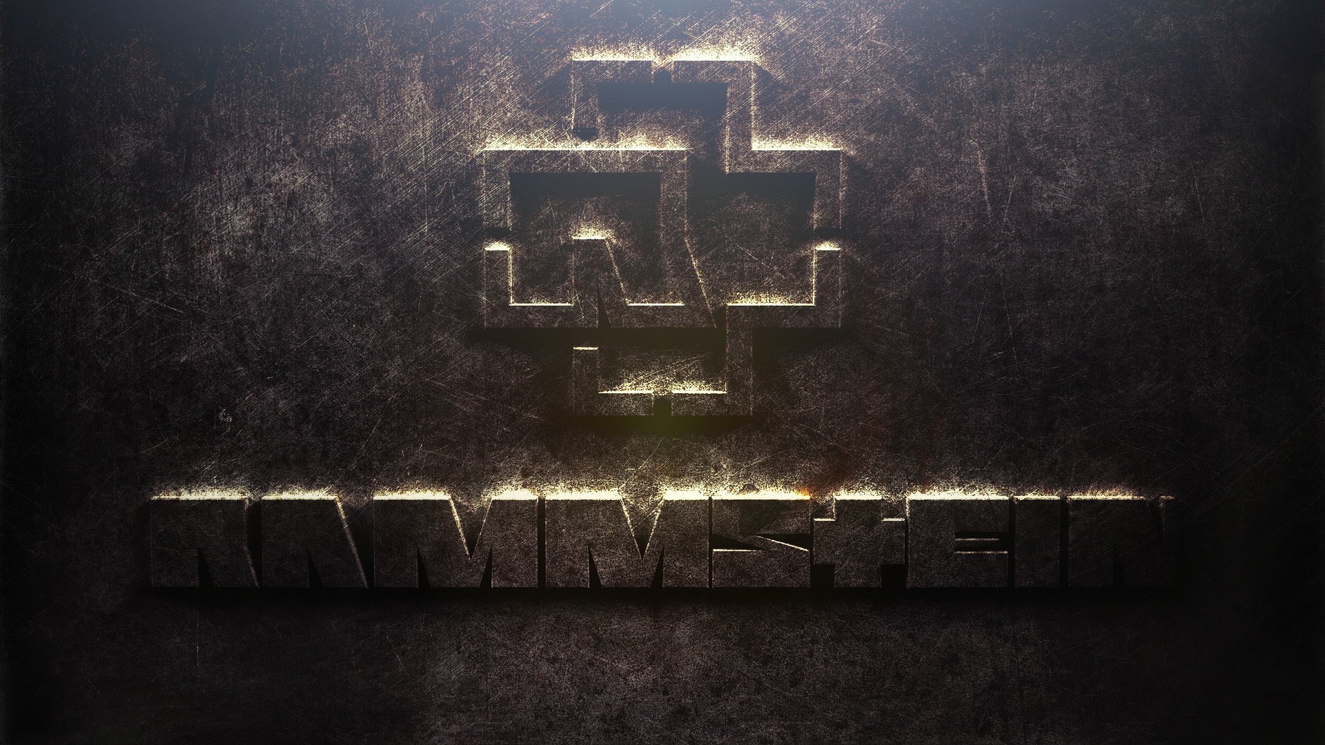 rammstein groupe fer logo