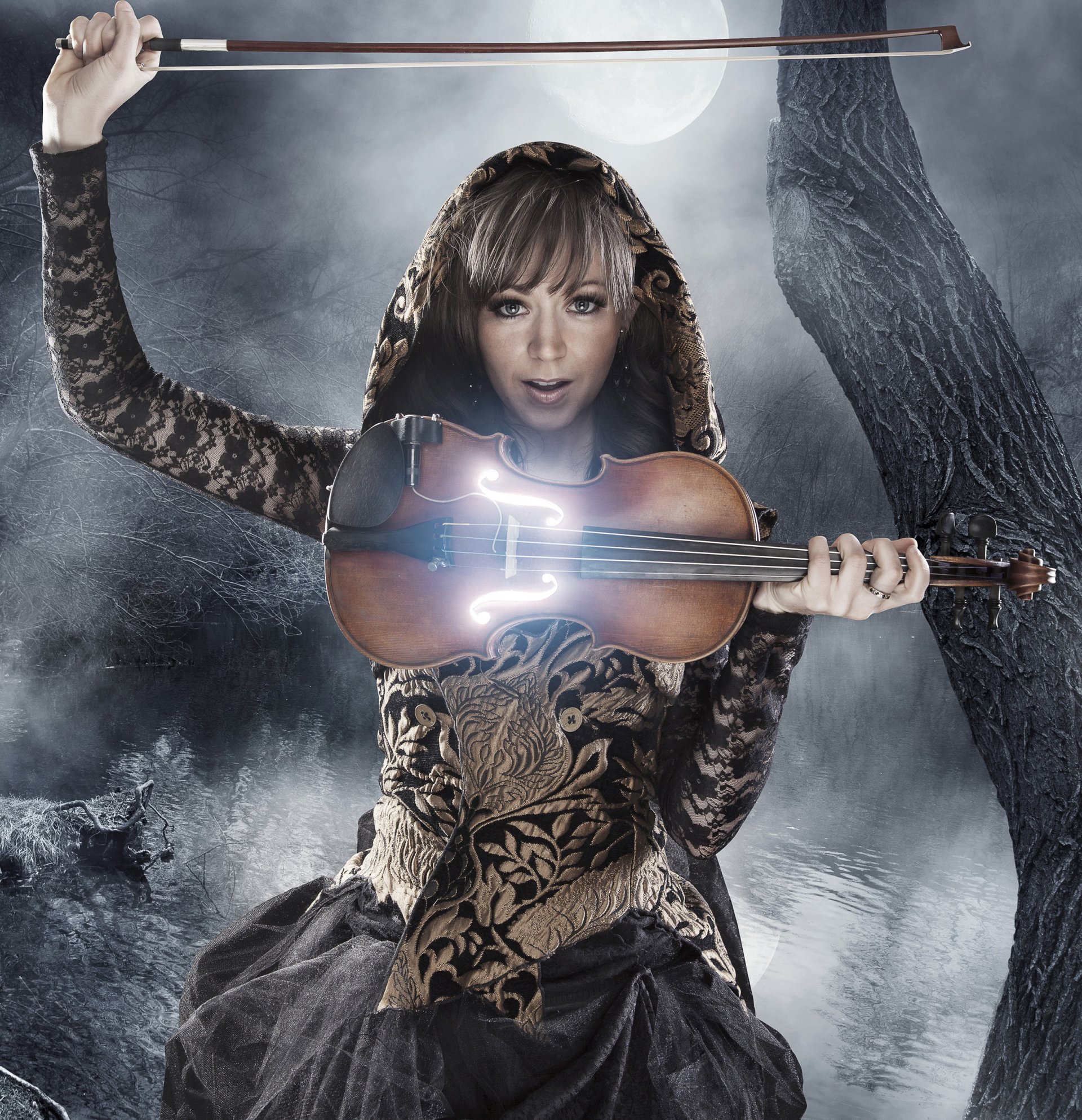 lindsey stirling musica lindsay stirling violino notte luna vista