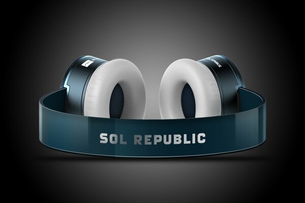 Sol Republic headphones for listening to tracks