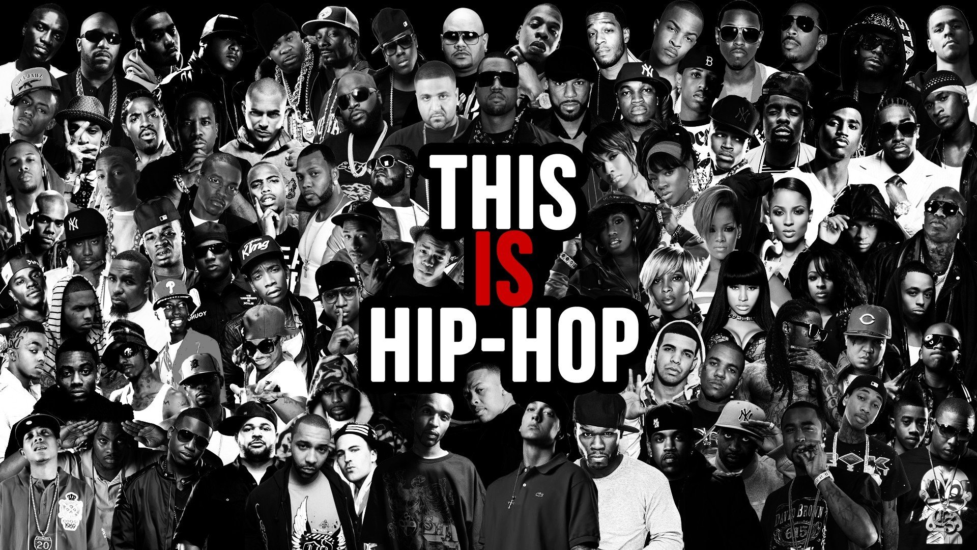 rihanna the game hip hop rap new york city atlanta los angeles drake snoop dogg eminem nicki minaj ice-t ice cube outkast dr dre akon jay-z lil wayne kanye west wiz khalifa 50 cent ludacris rapper keri hilson mos def wu-tang clan marshall mathers run dmc