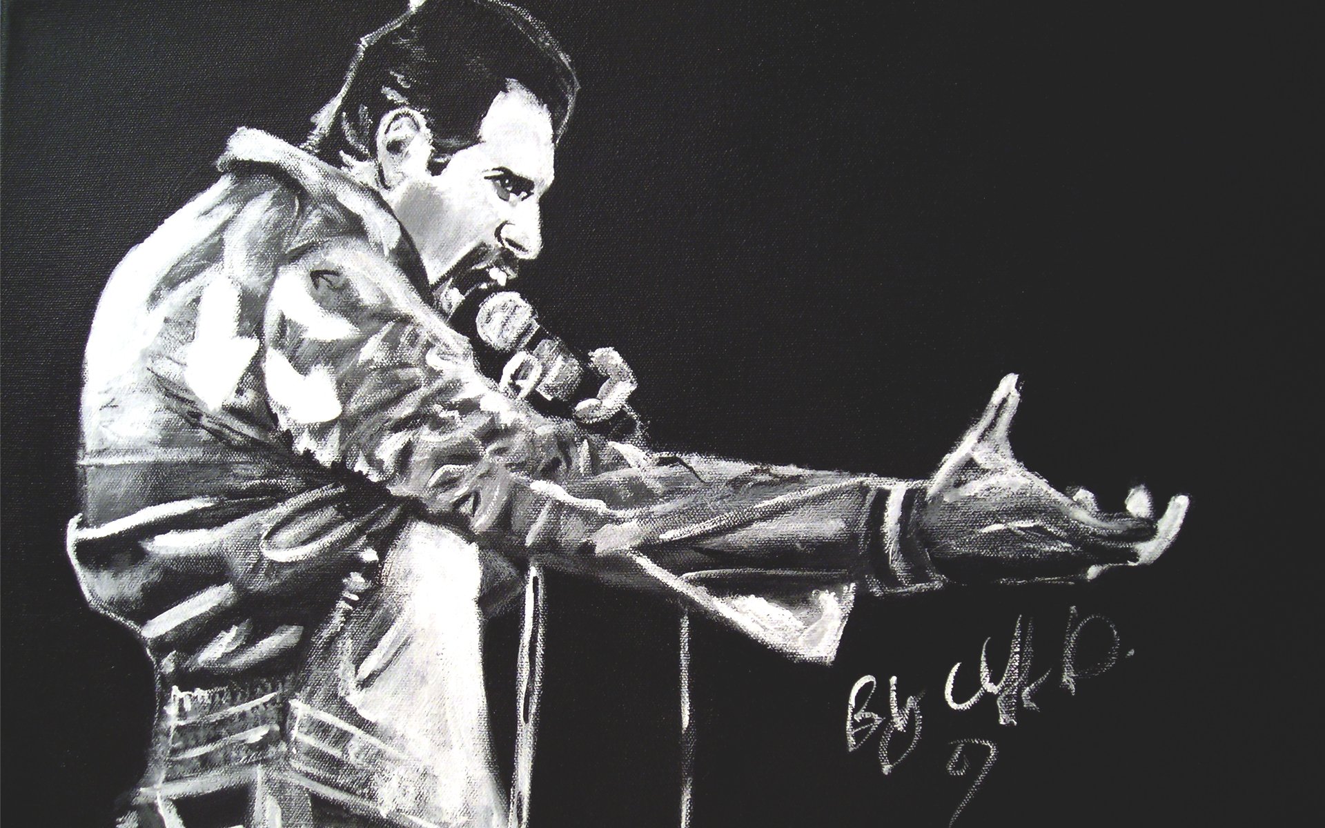 freddy mercury art music queen mercury painting