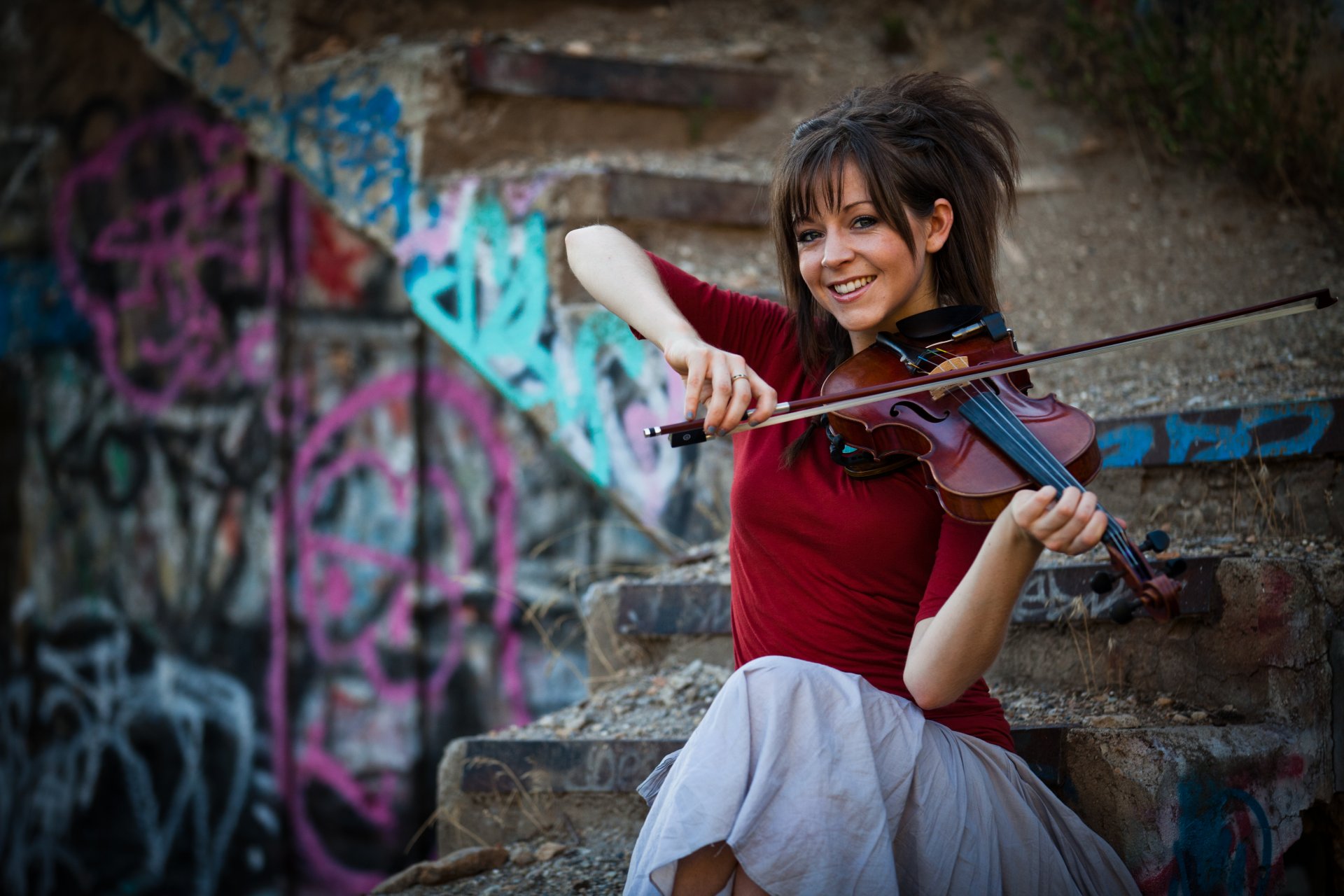 lindsey stirling mädchen violine violinistin