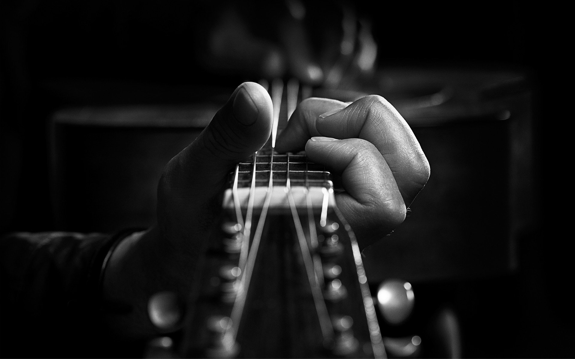 chitarra tavola armonica tastiera corde calchi tasti mano dita telaio macro note vibrazione mancino