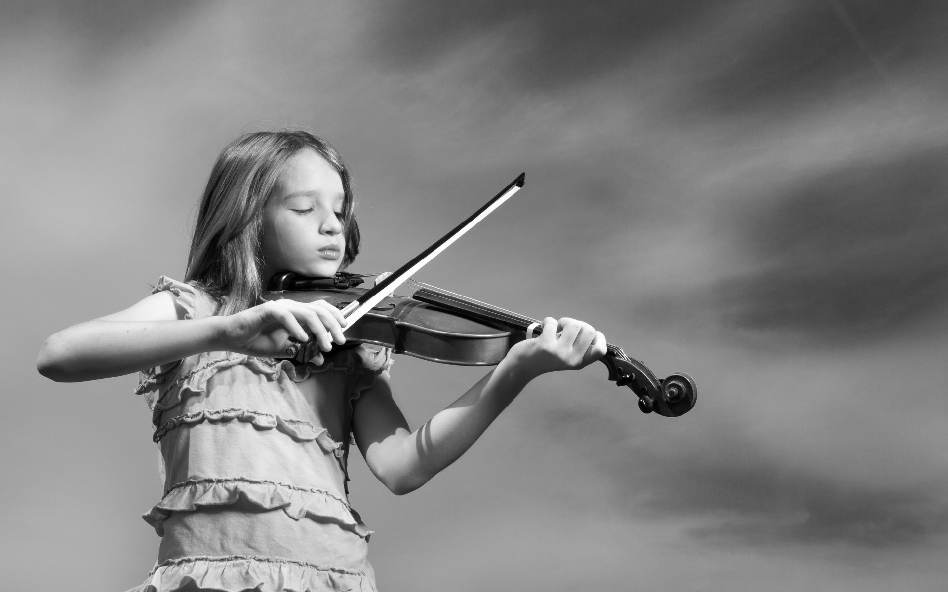 ragazza violino musica umore