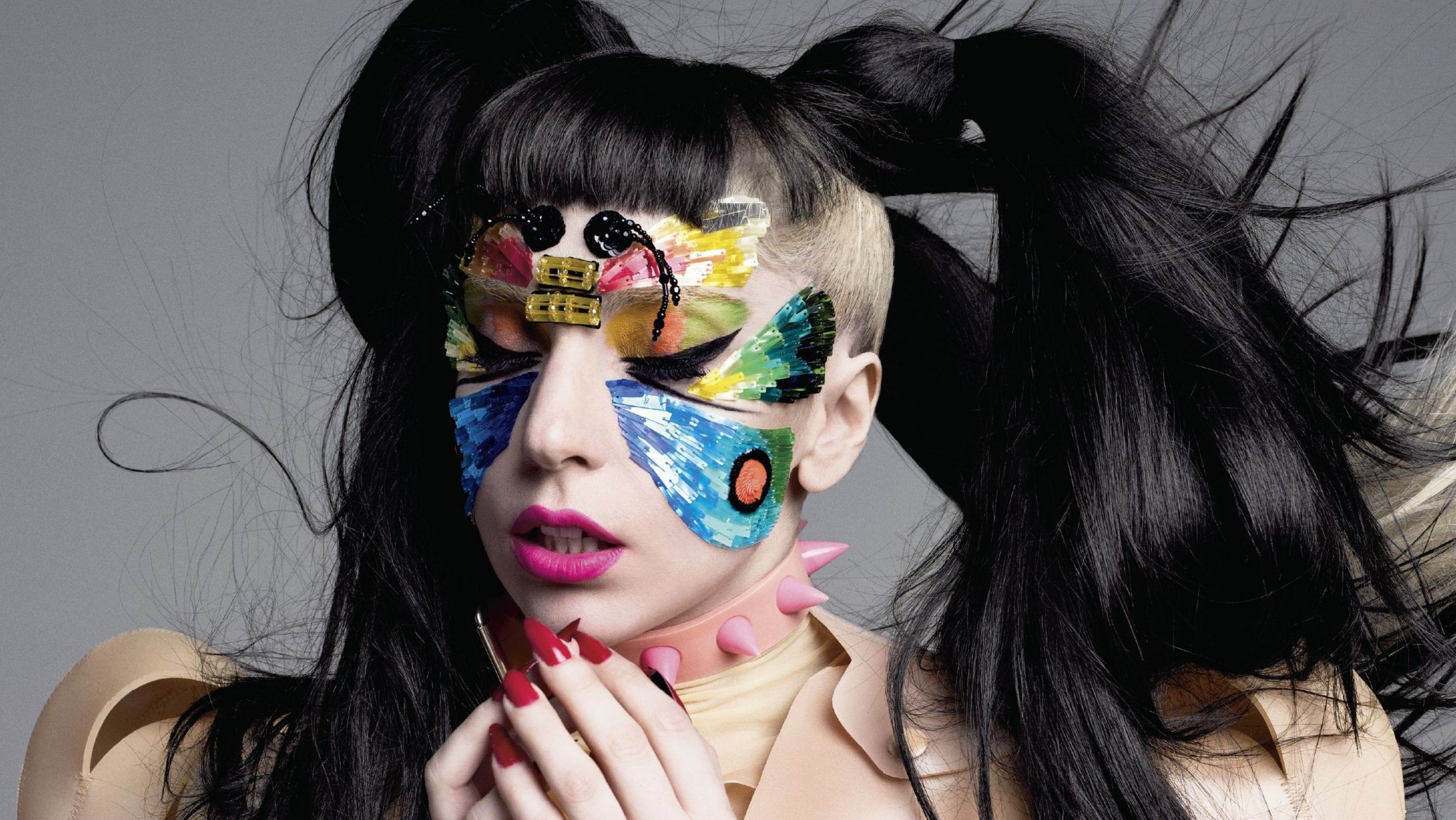 lady gaga farben fotoshooting