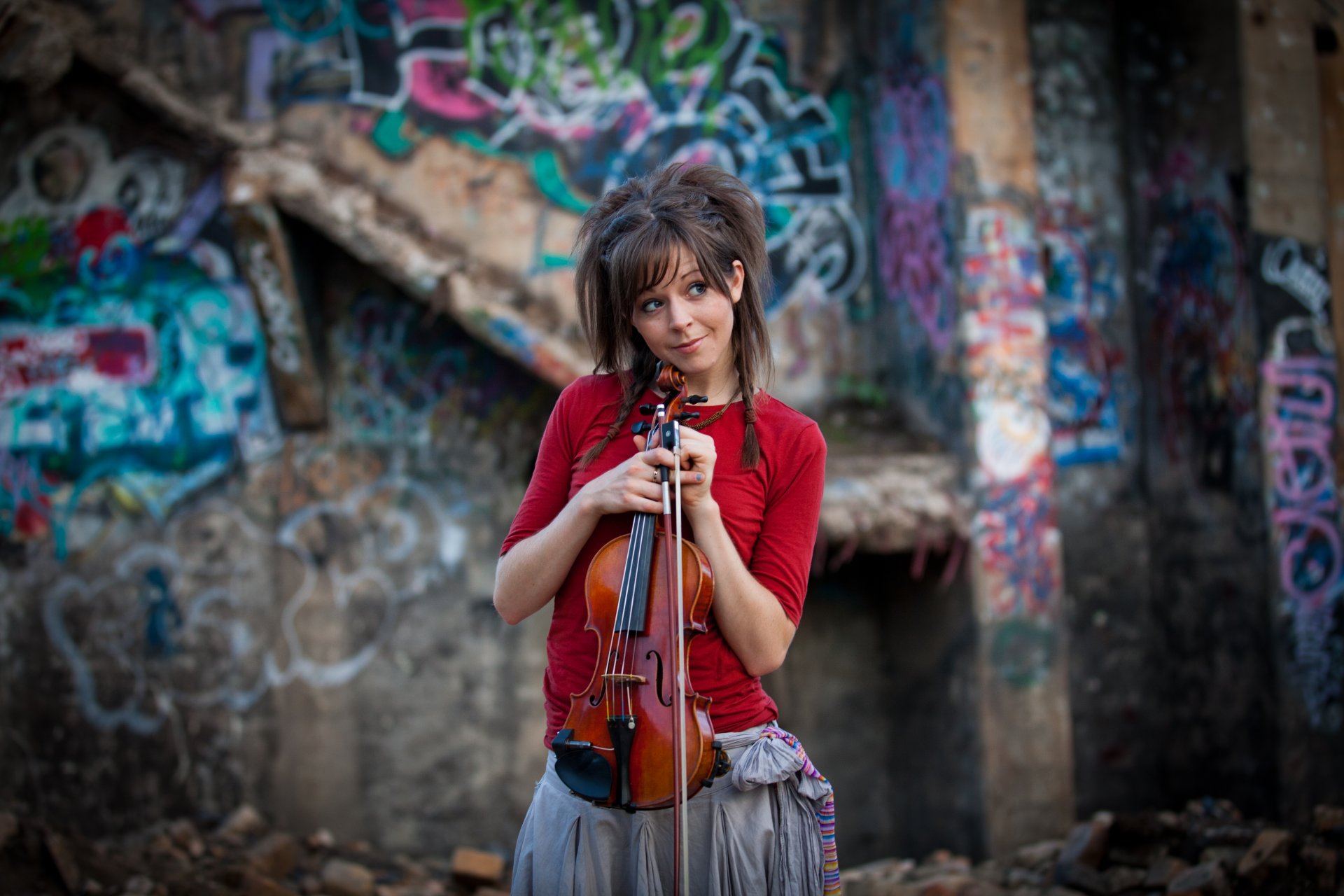 lindsay stirling violín violinista belleza