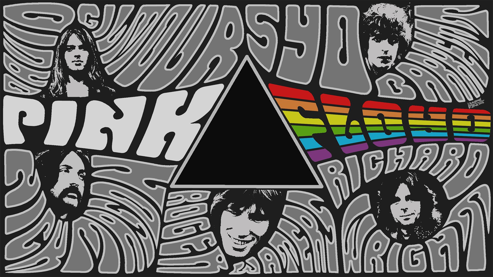 pink floyd david gilmour syd barrett nick mason roger waters richard wright musica progressivo psichedelico rock