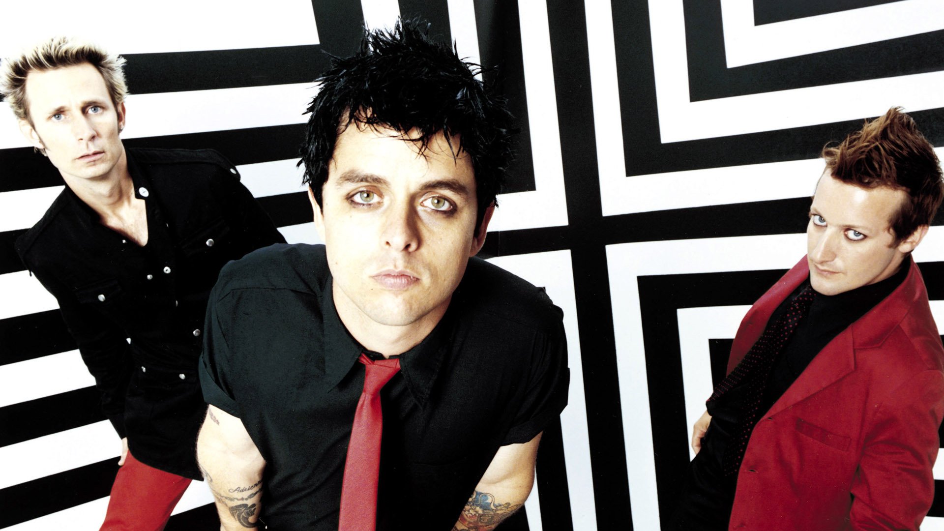 vert jour musique punk rock groupe fond d écran hd 1920x1080 billy joe armstrong mike dernt tre cul tre cul