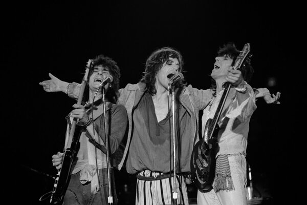 Performance du groupe Rolling Stones