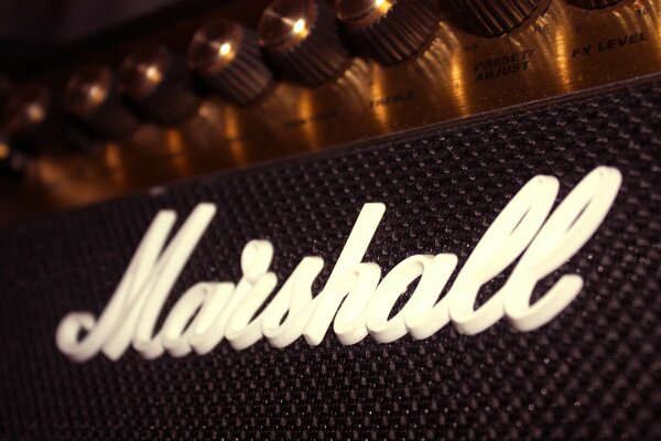 Marshall s Gitarre ist einfach schick