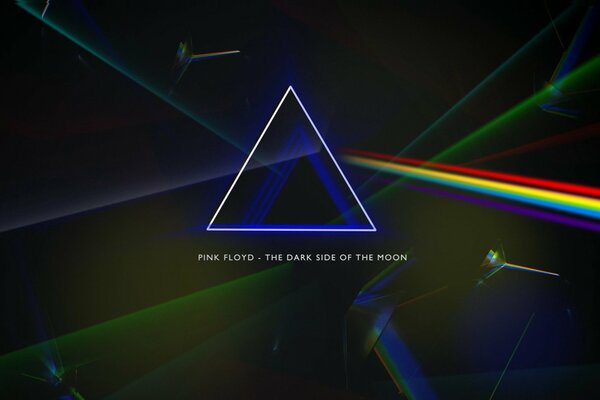 The cover of the album The Dark Side of the Moon by Pink Floyd