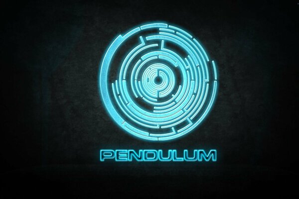 Logo de groupe en forme de pendule