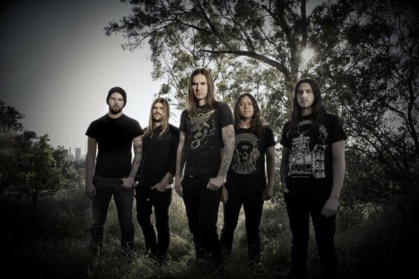 Murzh metalcore group of 5 people