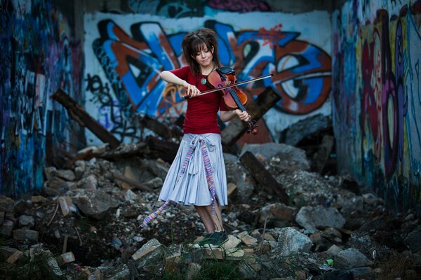 Dziewczyna ze skrzypcami Lindsey Stirling