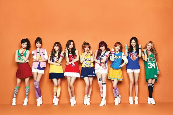 Koreańskie dziewczyny piosenkarki z grupy