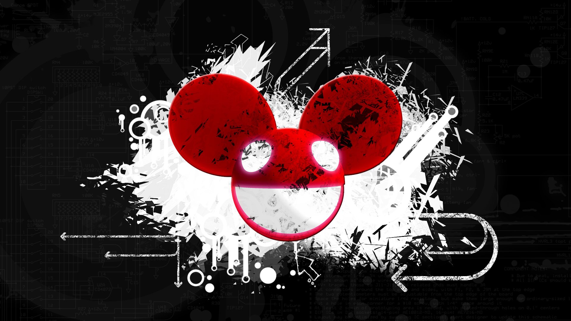 deadmau5 music club beautiful background minimalism creative