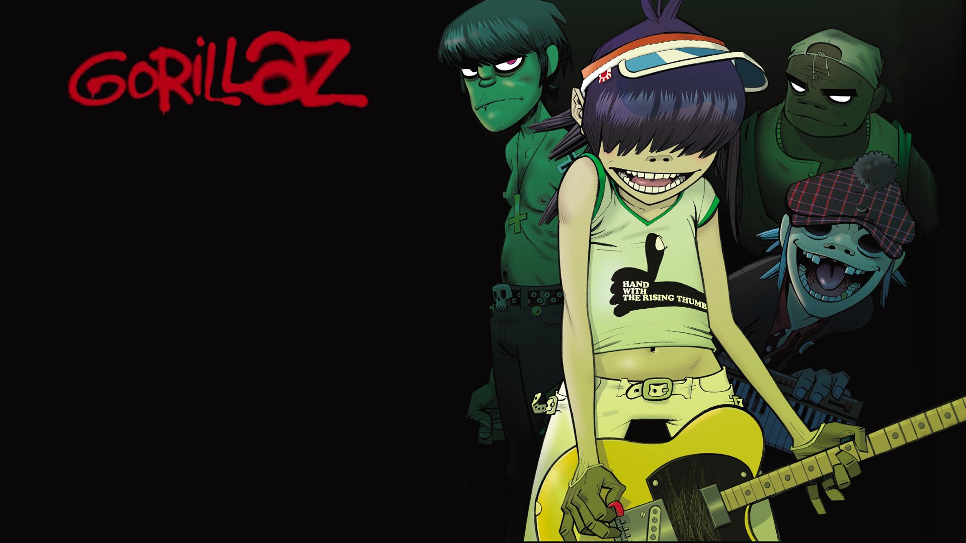 gorillaz di stil gitarre