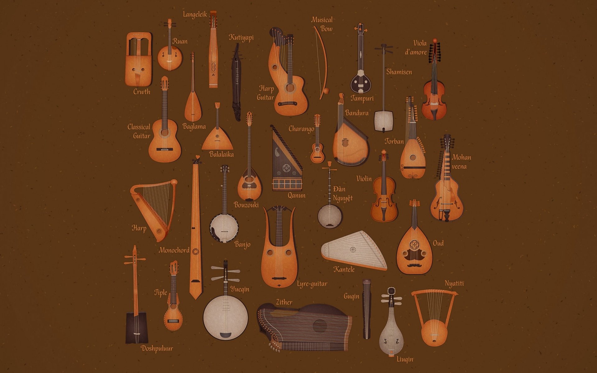 cordes musique instruments