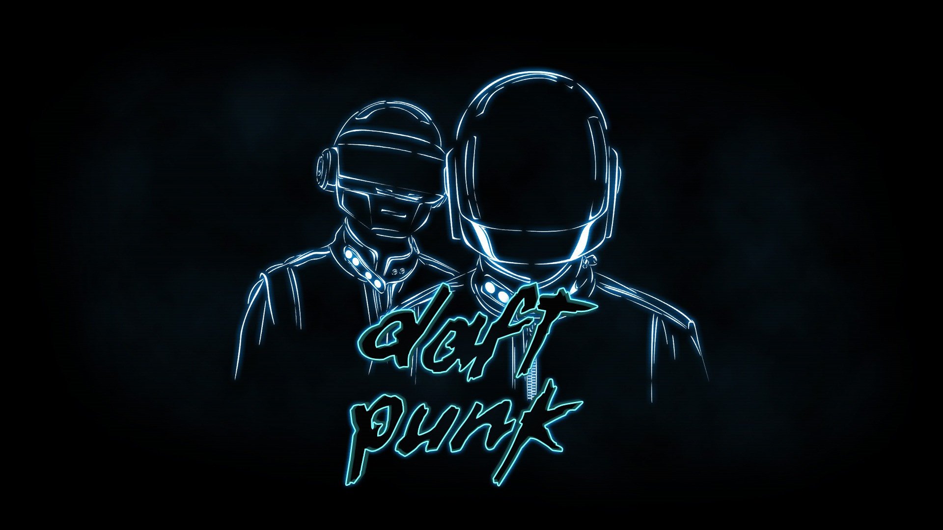 daft punk kaski sylwetki wersja tron