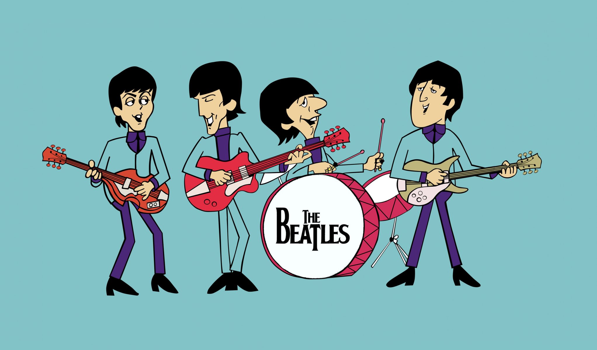 the beatles beatlesi perkusja gitary beatlesi