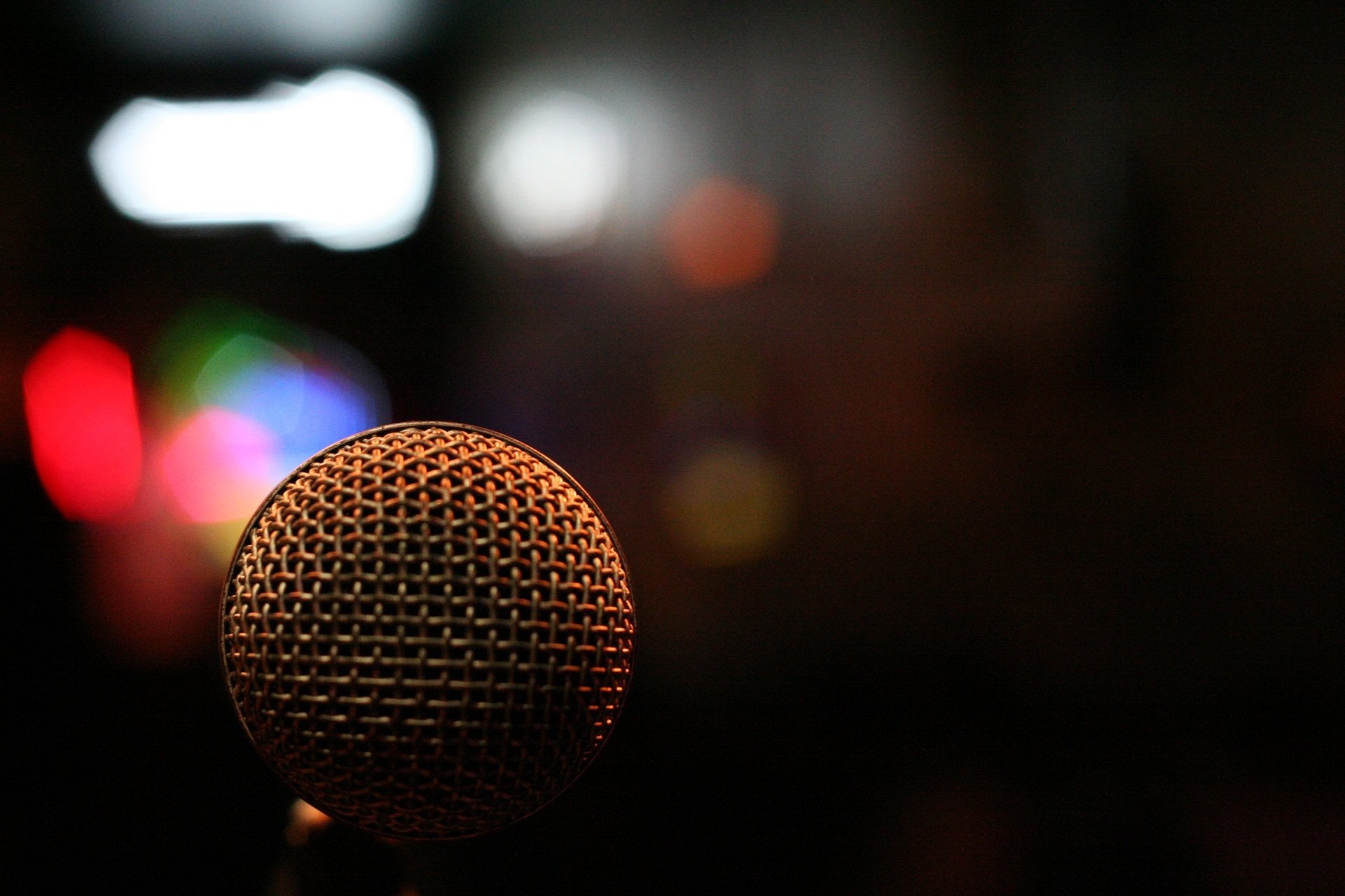 microphone music macro bokeh light paints macro color