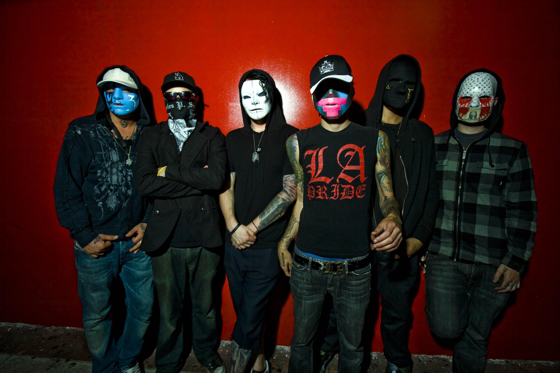 hollywood undead hollywood j-dog ja kurlzz charlie szene j3t lustiger mann