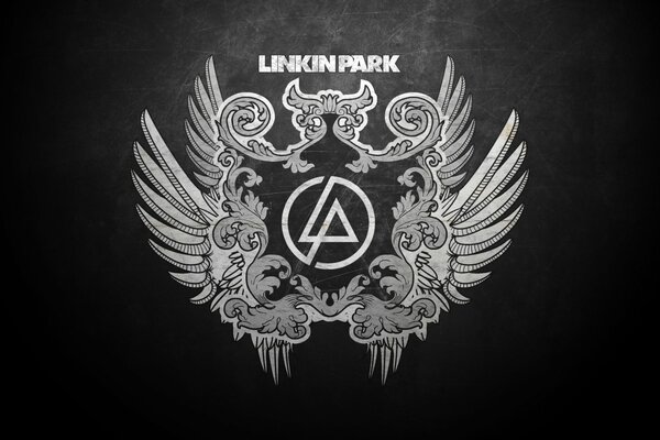 Linkin Park Emblem auf dunklem Hintergrund