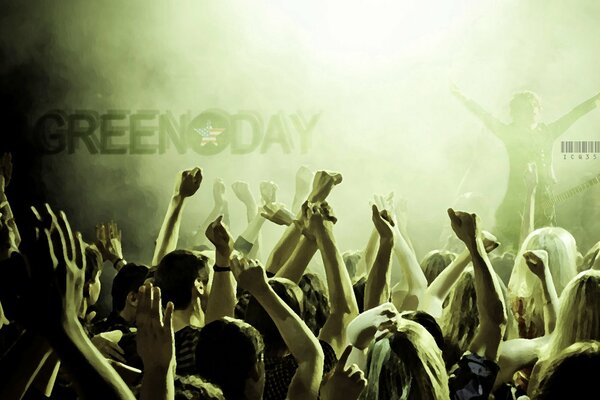 Concert du groupe Green day