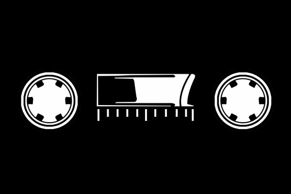 Music cassette with film and scale