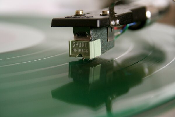 Photo of a vinyl record