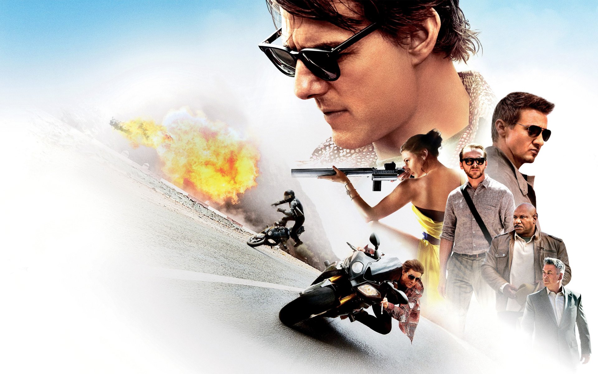 mission impossible: la tribu des voyous mission: impossible-le voyou tom cruise ethan hunt poster jeremy renner simon pegg wing rhames alec baldwin