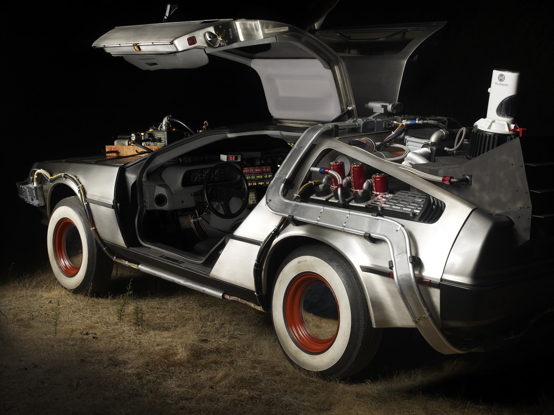 retour vers le futur delorian marty mcfly emmett brown