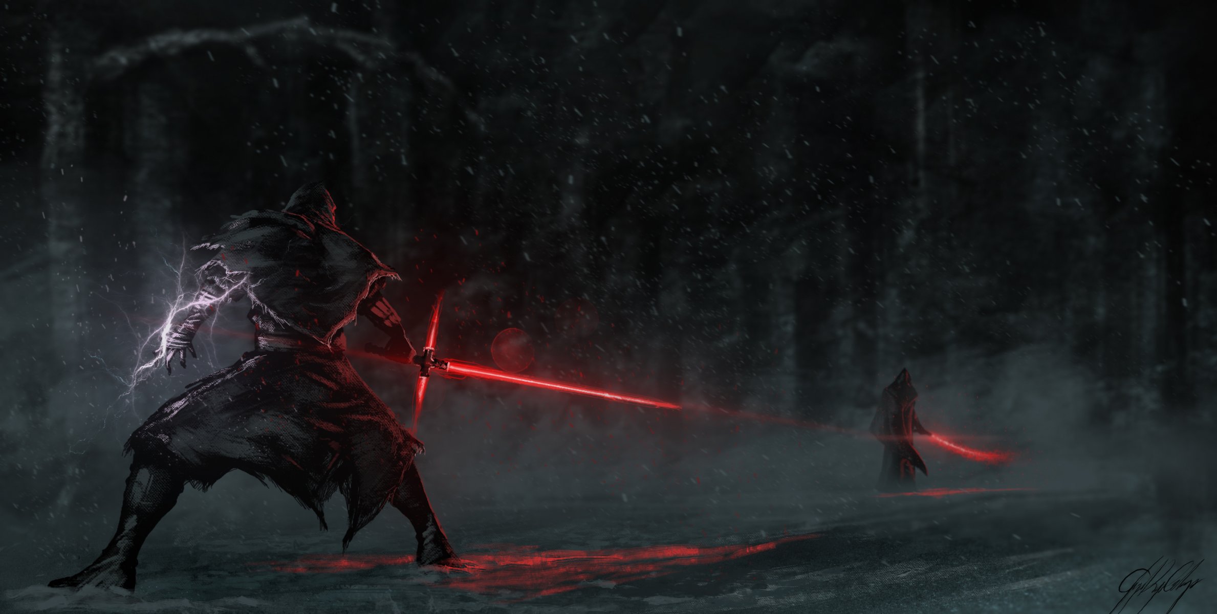 tar wars: the force awakens sith jadi star wars: the force awakens luminous kaptur walka pojedynek