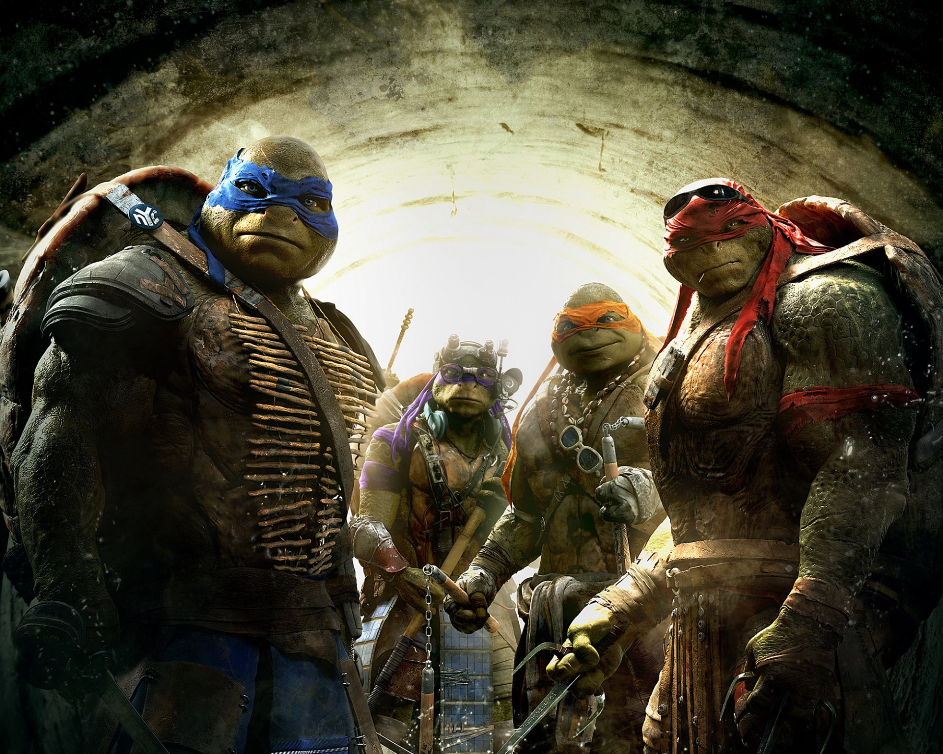 teenage mutant ninja turtles tmnt film film leonardo leone rafael raf mikey canotta donatello don donny avventura commedia fantasia nickelodeon paramount pictures verde rettili maschera armatura armi