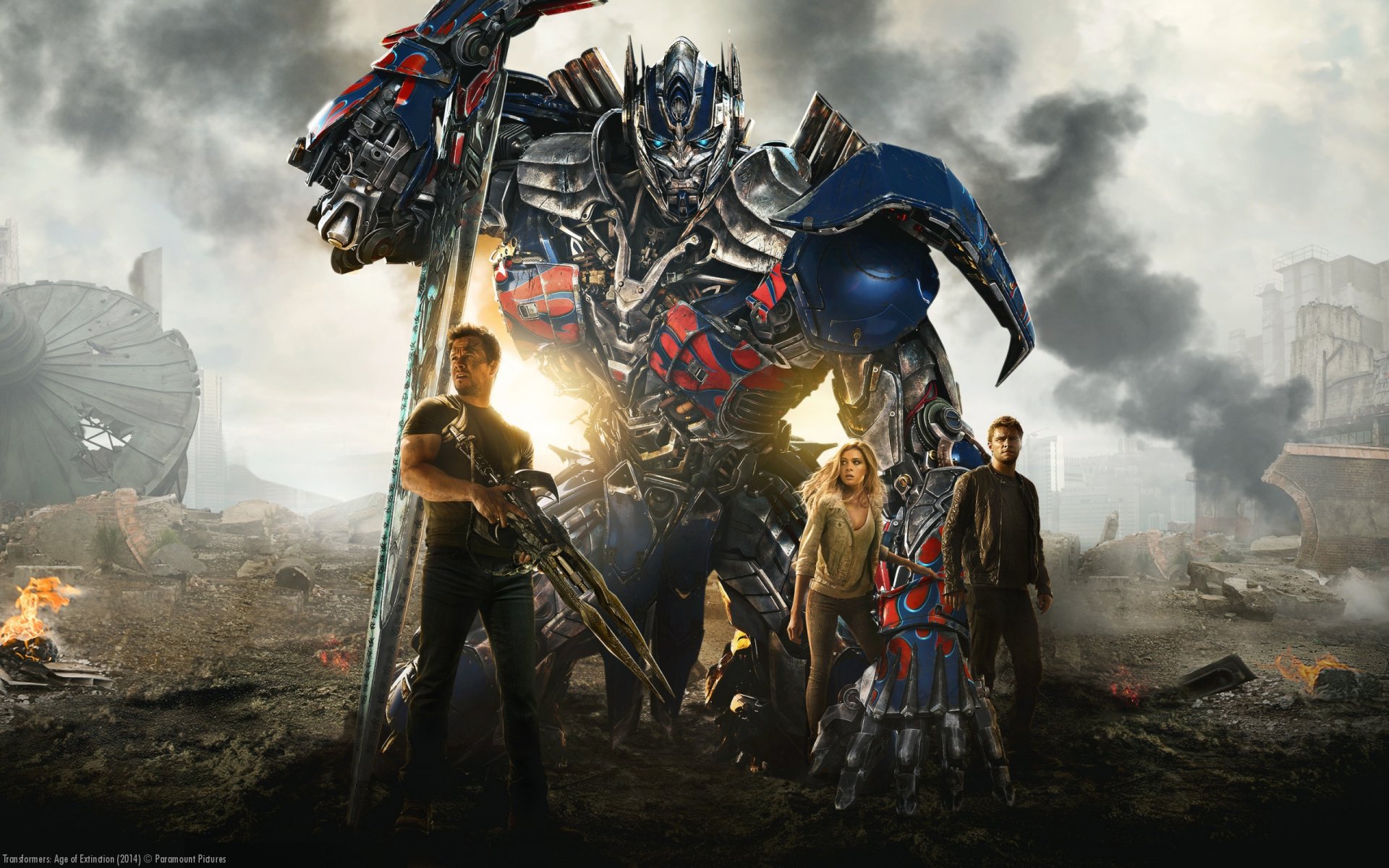 transformers: la era de la extinción transformers: la edad de la extinción fantasía acción optimus prime autobot mark wahlberg nicola peltz peltz jack raynor