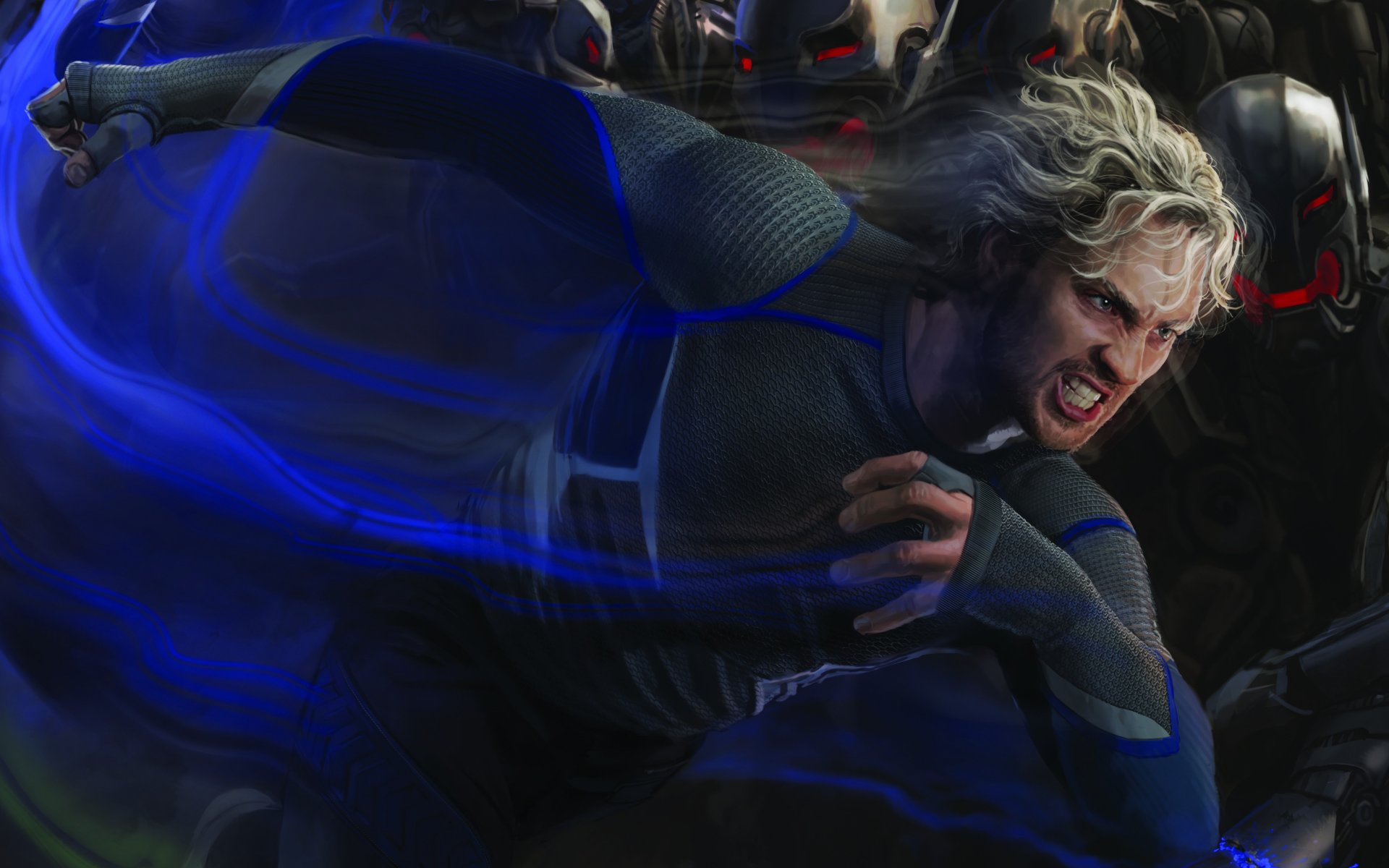 avengers: age of ultron avengers: age of ultron fumetto fantascienza arte disegno aaron taylor-johnson aaron taylor-johnson pietro maximoff quicksilver