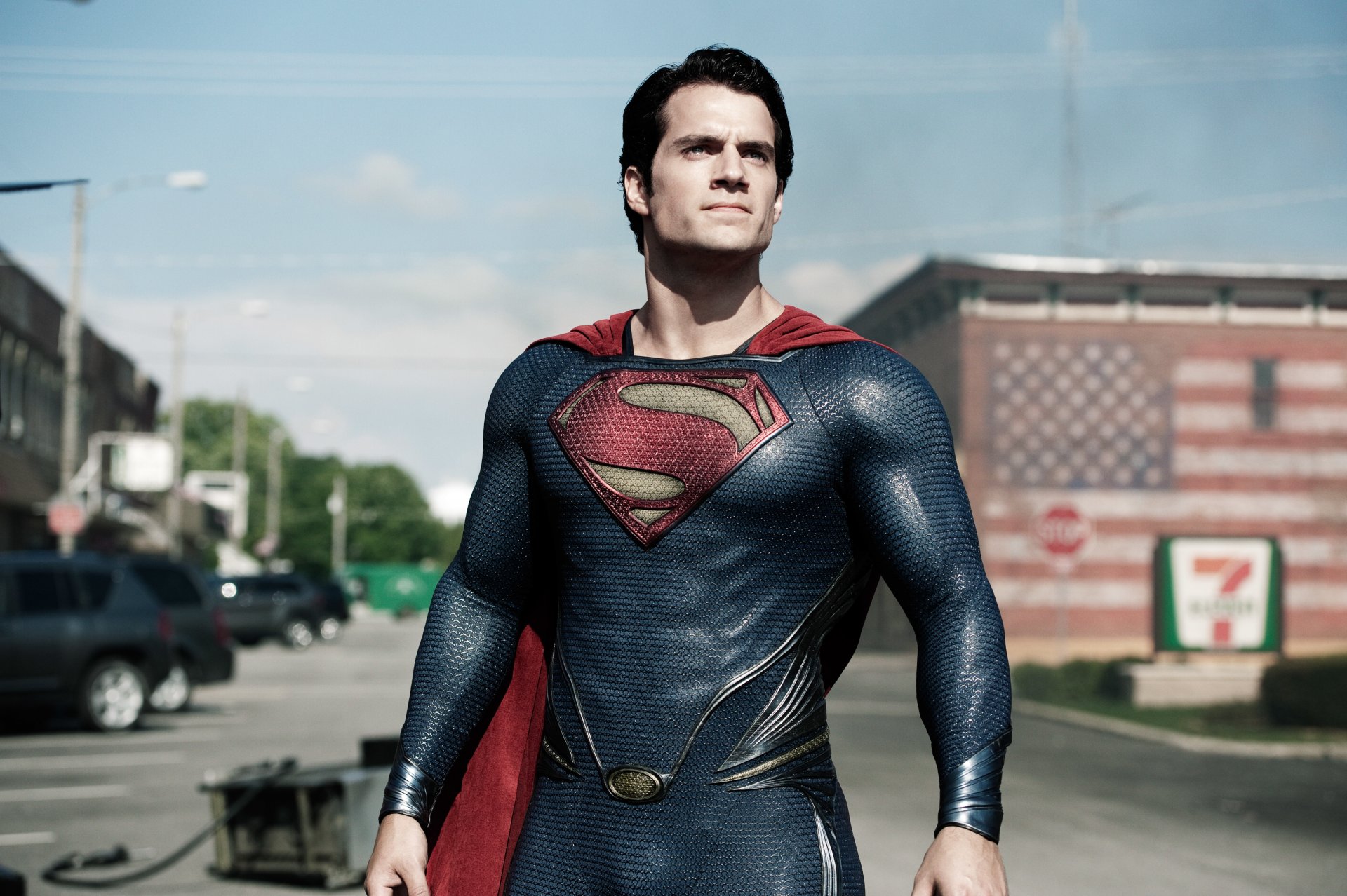 filmy człowiek ze stali film film superman kostium henry cavill henry cavell dc comic