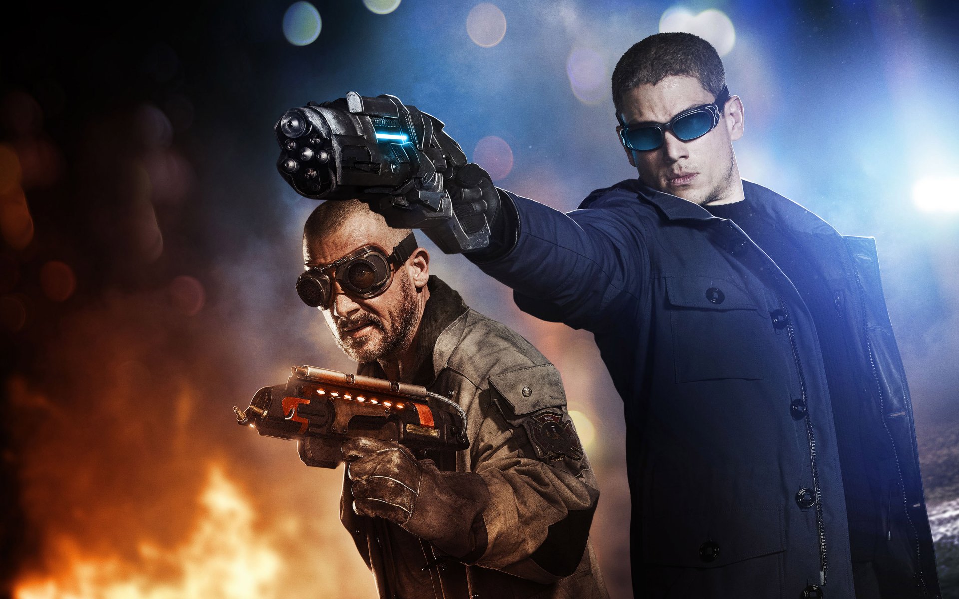 flash temporada 1 temporada 2 serie de televisión 2015 la venganza de los villanos fuego y hielo fuego & amp; hielo wentworth miller capitán frío dominic purcell mick rory warner brothers pictures dc comics cwtv cw television network acción aventura drama fantasía ciencia ficción