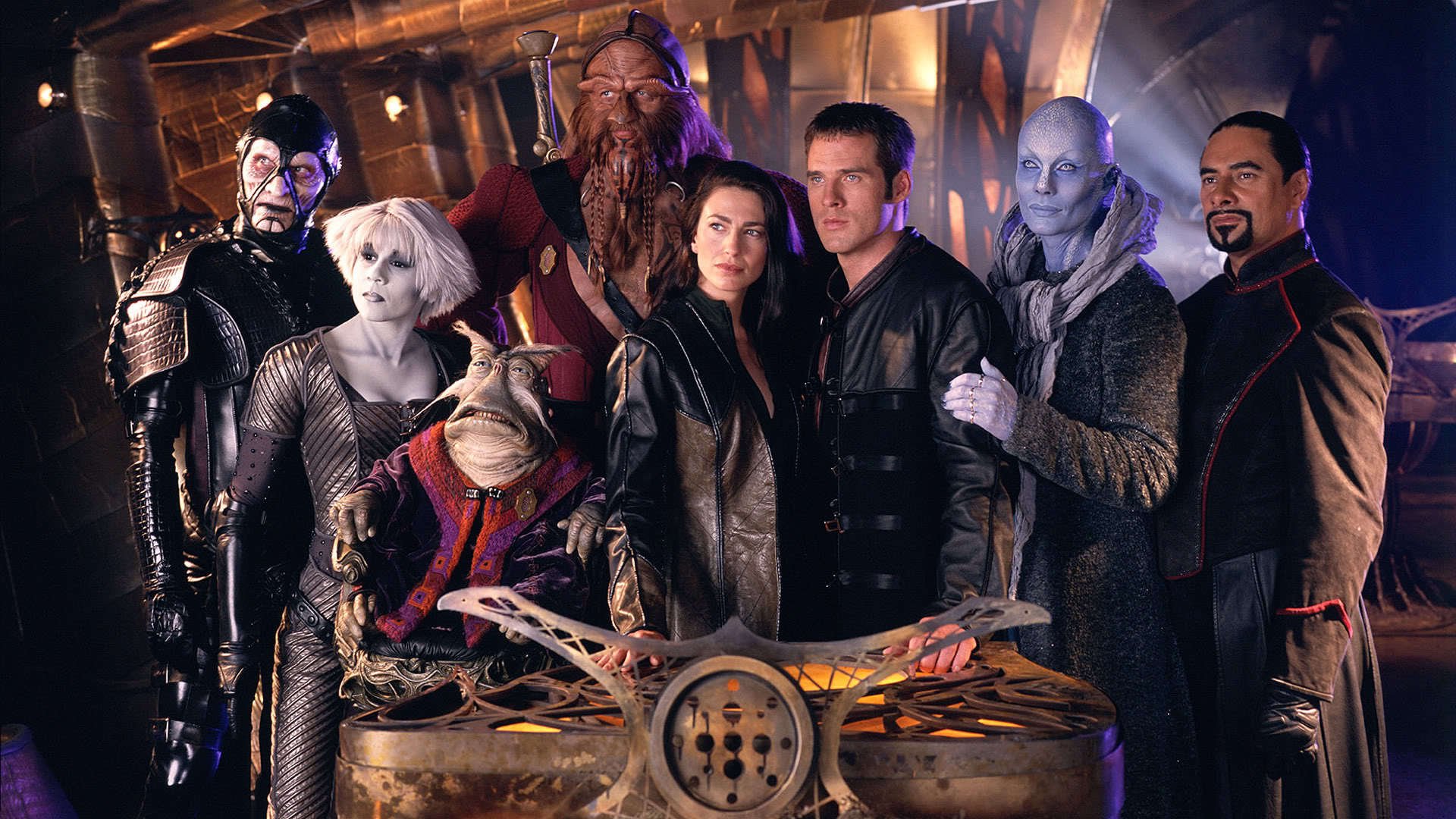 farscape tv-serie weit im universum prämisse schiff stehen schauspieler