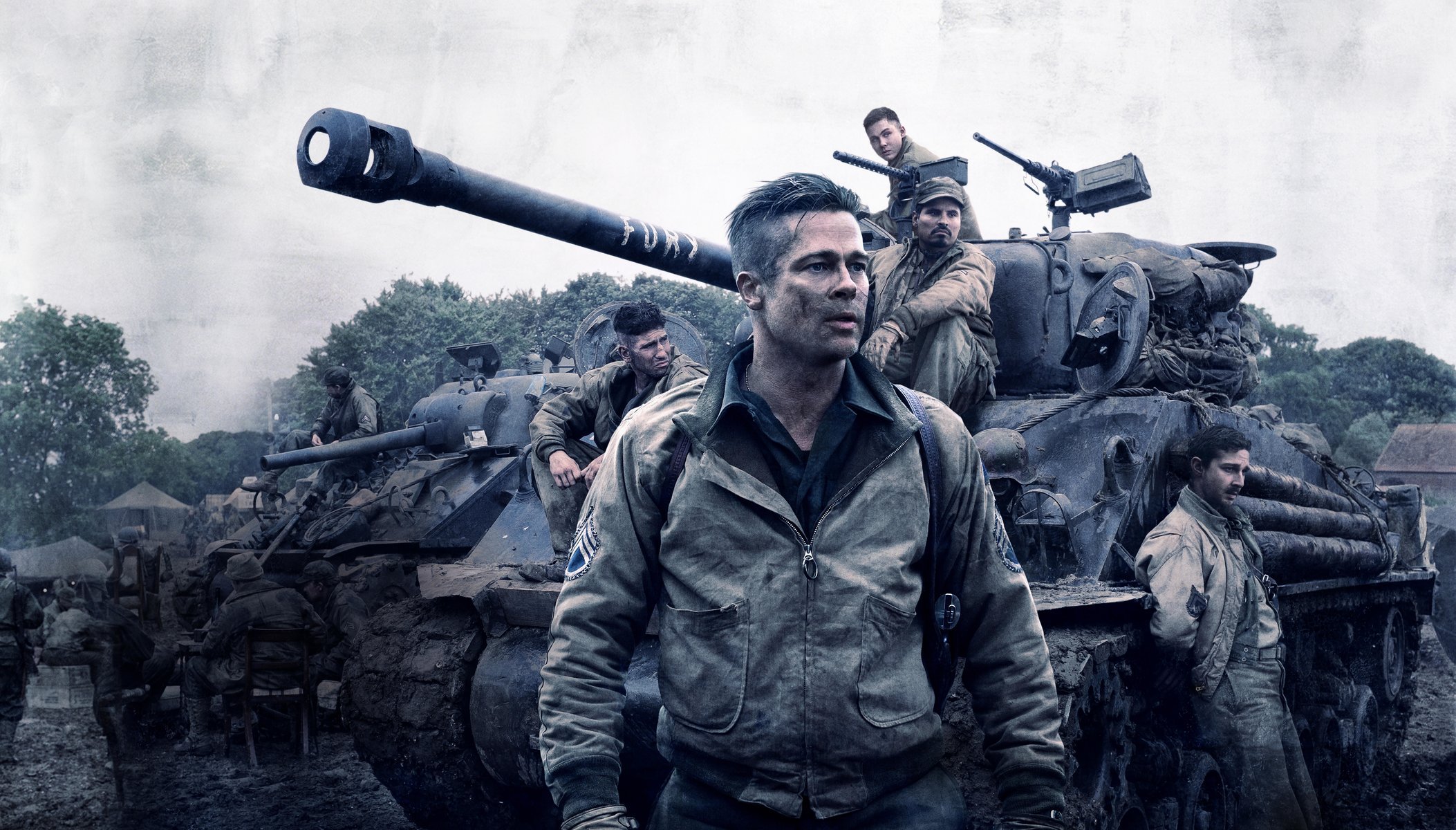 wut film film 2014 jahr brad pitt wardaddy logan lerman norman allison michael peña trini stolz garcia bernthal grady travis shia labaf columbia pictures sony pictures action drama krieg männer soldaten panzer hd hintergrundbilder