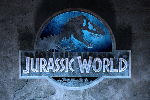 The logo of the legendary movie Jurassic World