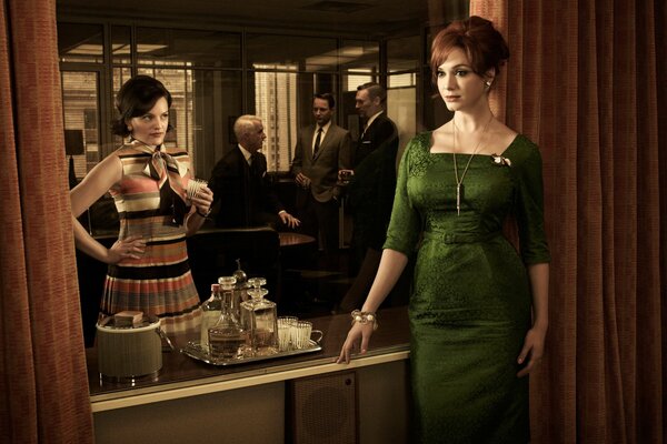 The series Mad men by Christina Hendricks